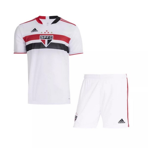 Maillot Football São Paulo Domicile Enfant 2021-22 Blanc